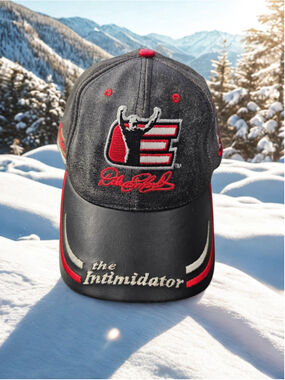 Dale Earnhardt Sr. Leather Chase Authentics Leather Hat Adjustable Vintage